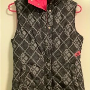 Fox racing puffer reversible vest.
